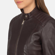 
Kelsee Leder-Bikerjacke für Damen – alternate product view 6