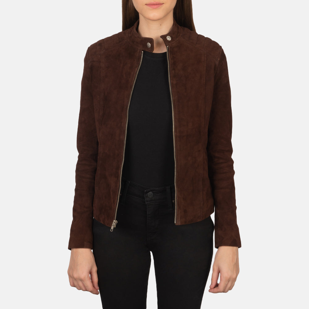 
Kelsee Leder-Bikerjacke für Damen – alternate product view 1