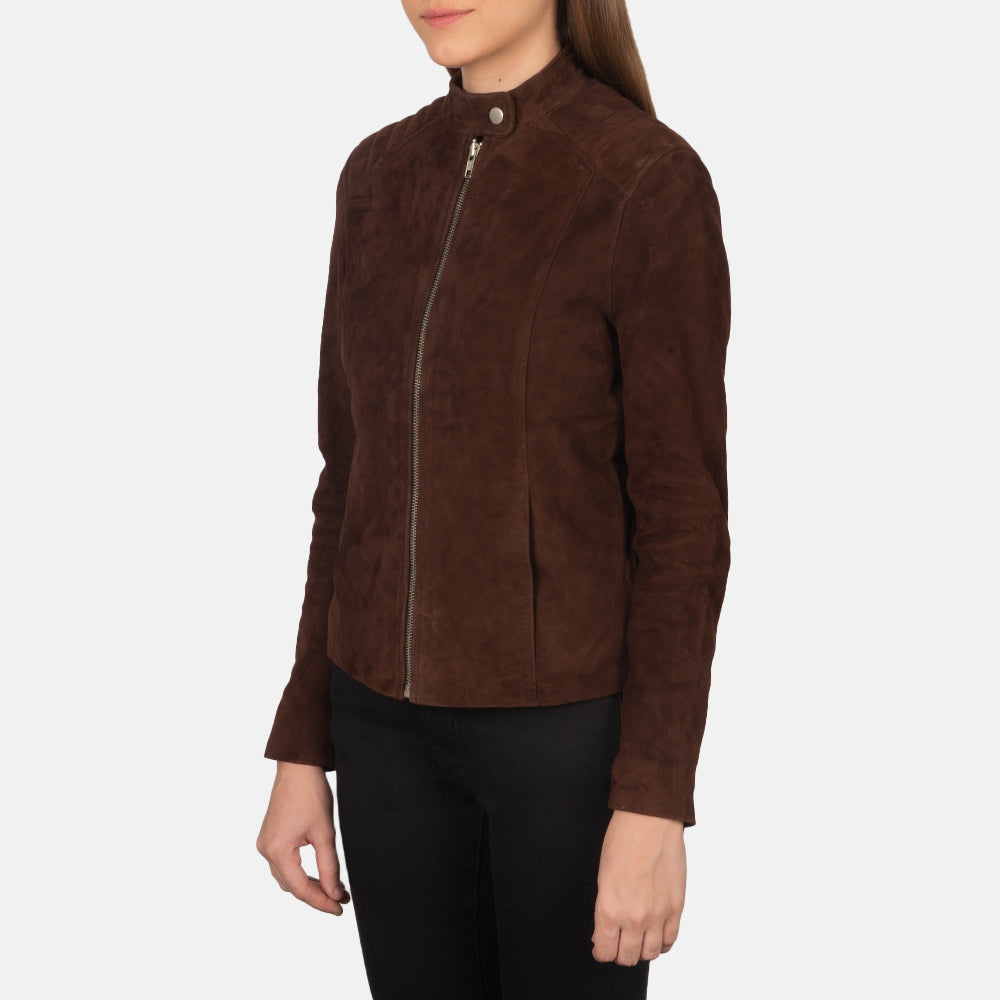 
Kelsee Leder-Bikerjacke für Damen – alternate product view 2