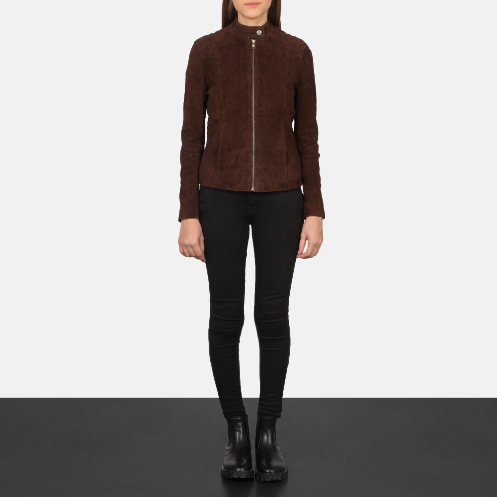 
Kelsee Leder-Bikerjacke für Damen – alternate product view 3
