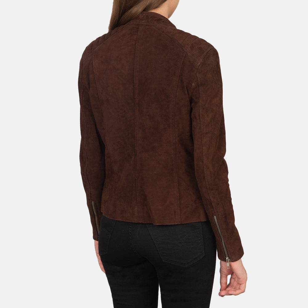 
Kelsee Leder-Bikerjacke für Damen – alternate product view 5