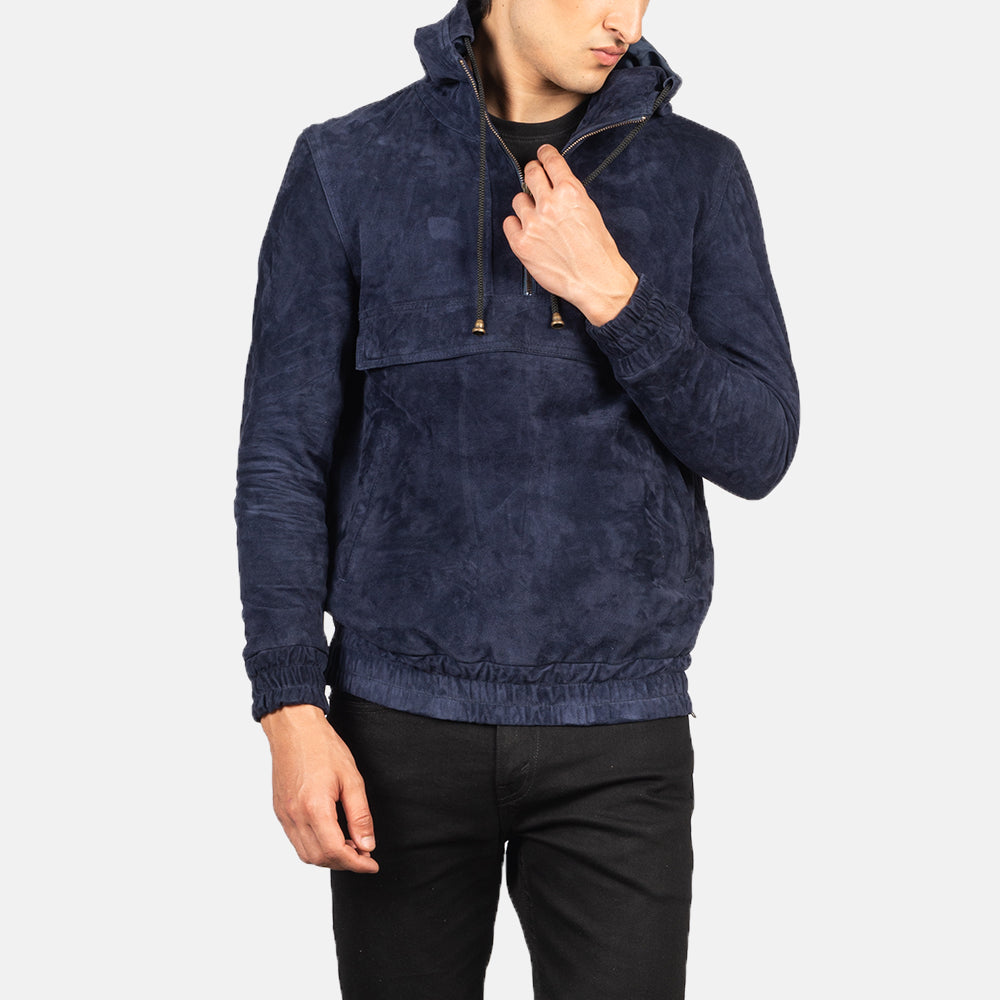 Kenton Hooded Lederjacke für Herren – Zusätzliche Produktansicht 4