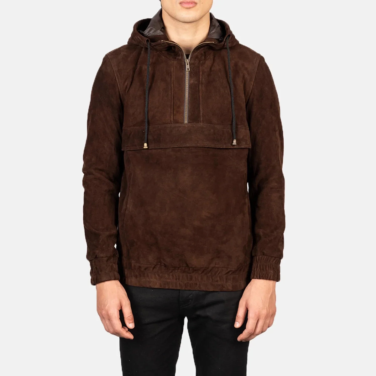 Kenton Hooded Lederjacke für Herren – Zusätzliche Produktansicht 4