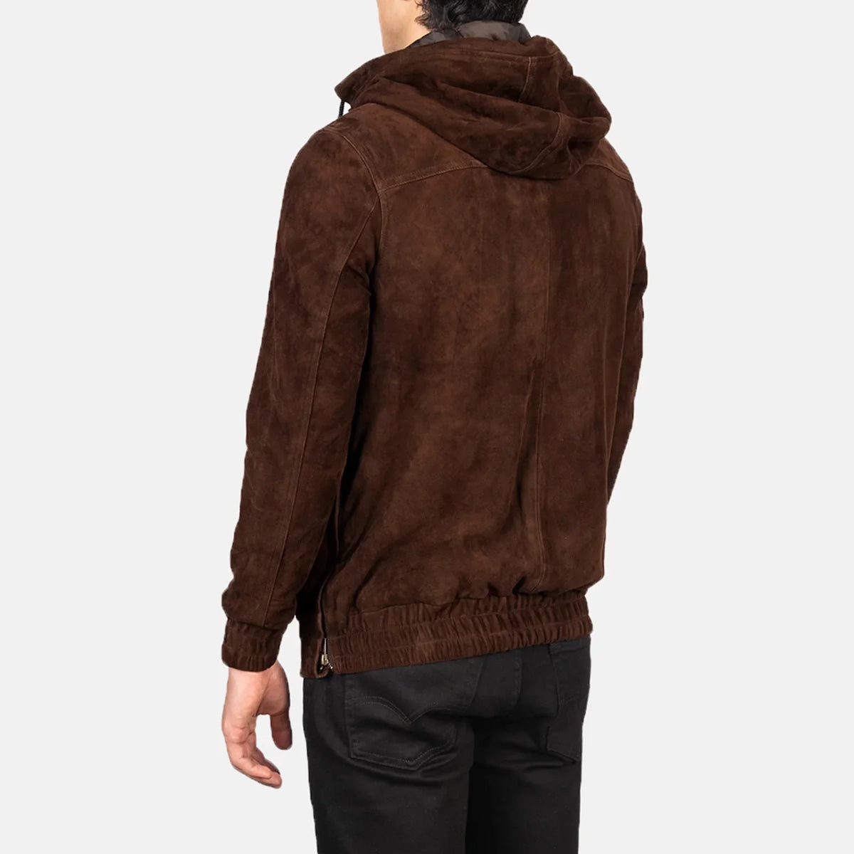 Kenton Hooded Lederjacke für Herren – Zusätzliche Produktansicht 5