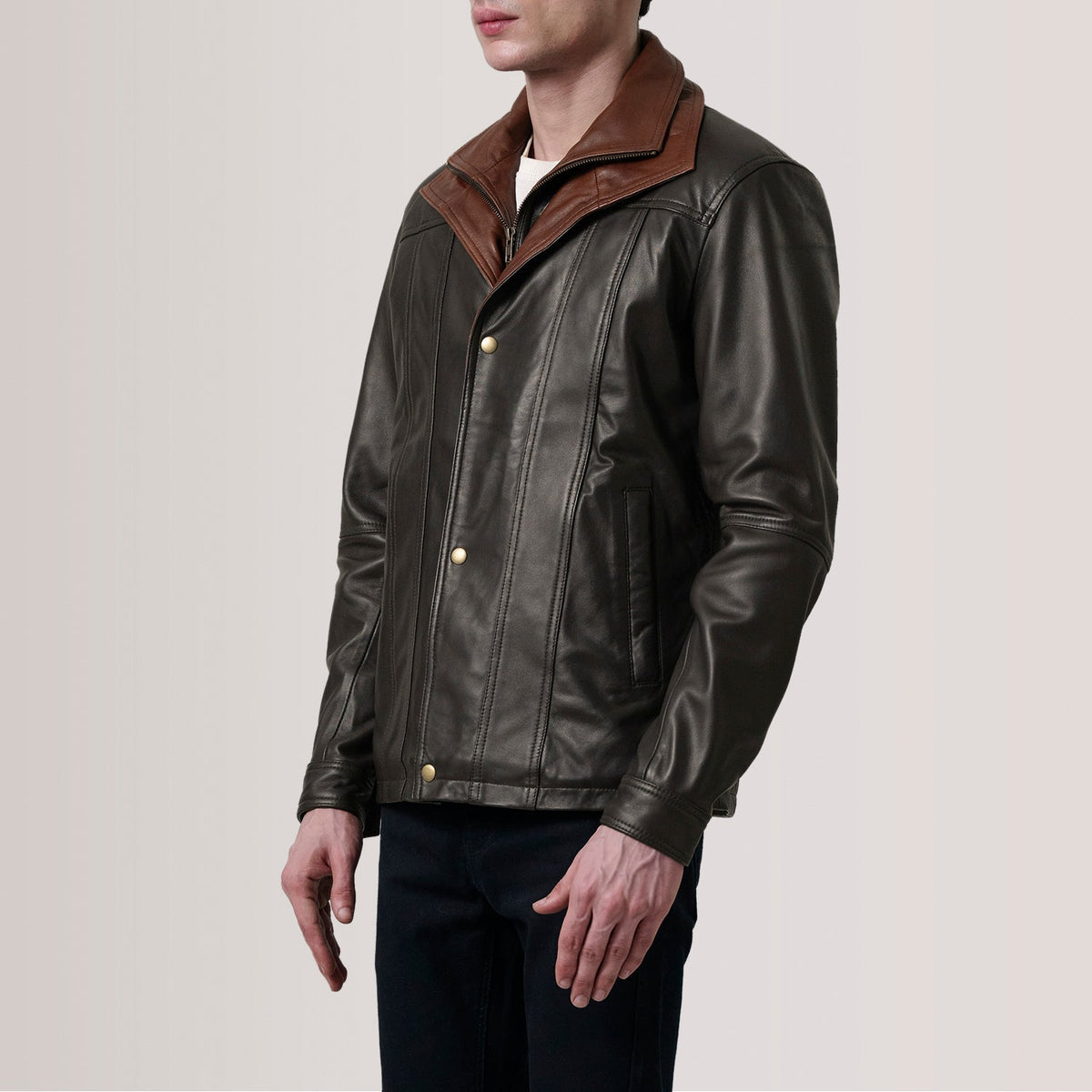 Klen Lederjacke für Herren – Zusätzliche Produktansicht 3