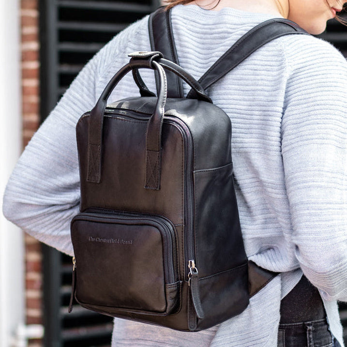 Bellary Full-Grain Leather Backpack für Damen