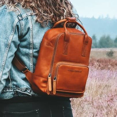 Bellary Full-Grain Leather Backpack für Damen – Zusätzliche Produktansicht 2