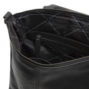 Solid Antique Brass Hardware &amp; Heavy-Duty Dual Zipper Detail on Manchester Full-Grain Leather Backpack für Damen