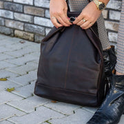 Manchester Full-Grain Leather Backpack für Damen – Zusätzliche Produktansicht 3
