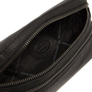 Toronto Full-Grain Ledergürtel Bag für Damen - Structured Side Profile Showing Gusset Depth &amp; Expansion Capacity