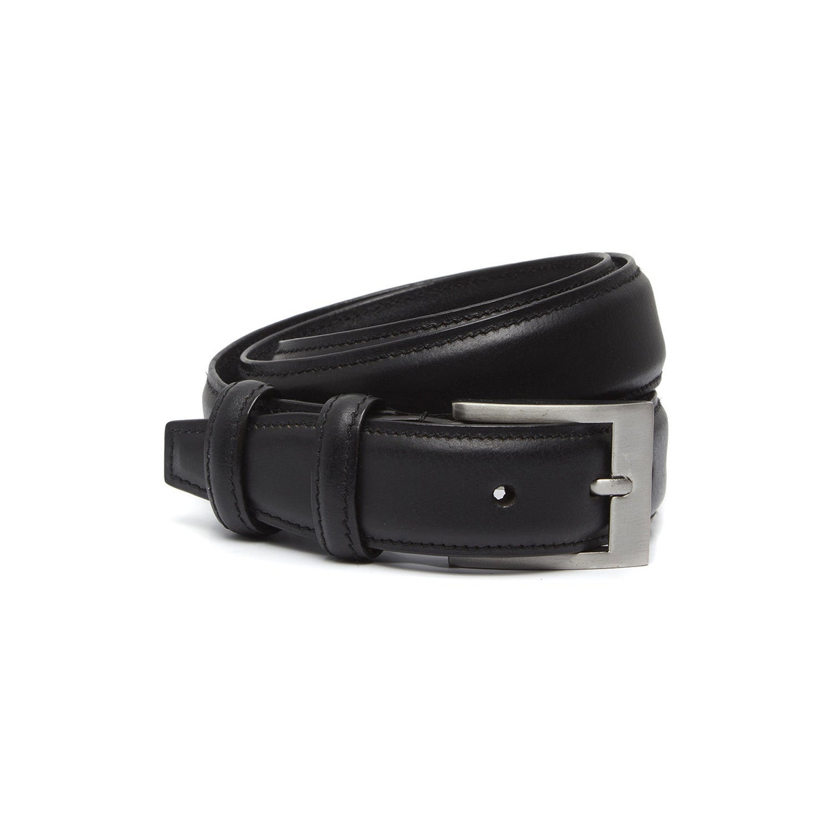 Elliot Full-Grain Ledergürtel für Herren in Classic 100% Full-Grain Leather - Full Exterior Front Profile View | Online Kaufen