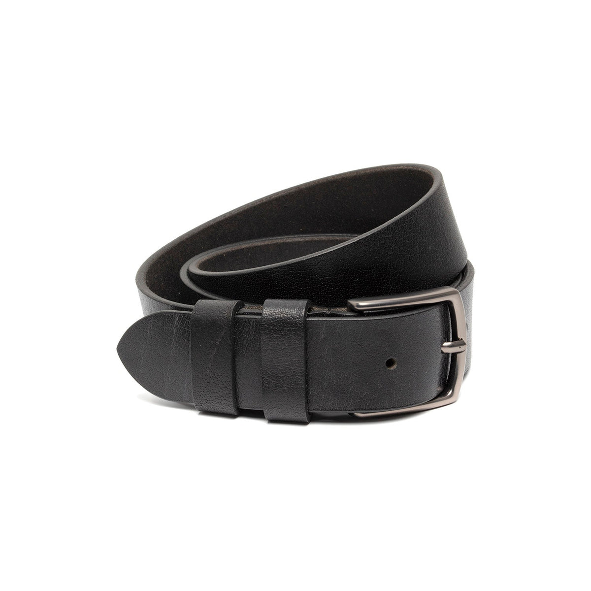 Morrison Full-Grain Ledergürtel für Herren in Classic 100% Full-Grain Leather - Full Exterior Front Profile View | Online Kaufen