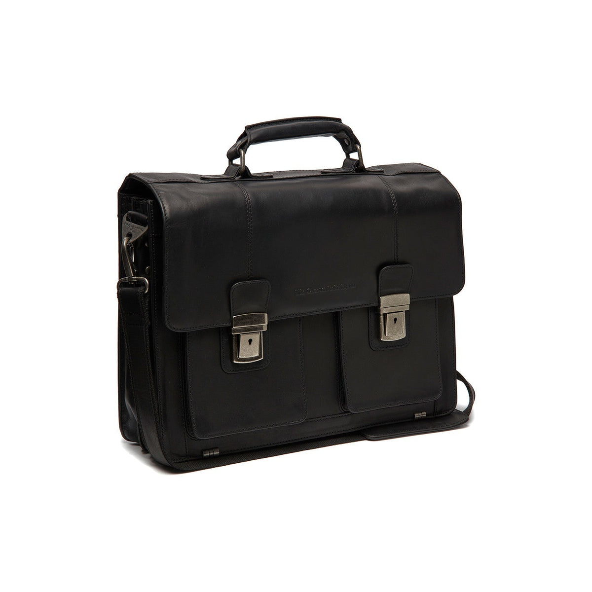 Springfield Full-Grain Leather Briefcase für Damen in Classic 100% Full-Grain Leather - Full Exterior Front Profile View | Online Kaufen