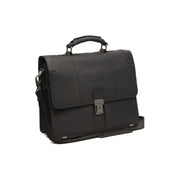 Stuttgart Full-Grain Leather Briefcase für Damen in Classic 100% Full-Grain Leather - Full Exterior Front Profile View | Online Kaufen