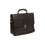 100% Full-Grain Wax Pull-Up 100% Full-Grain Leather Grain Texture &amp; Handcrafted Patina Detail