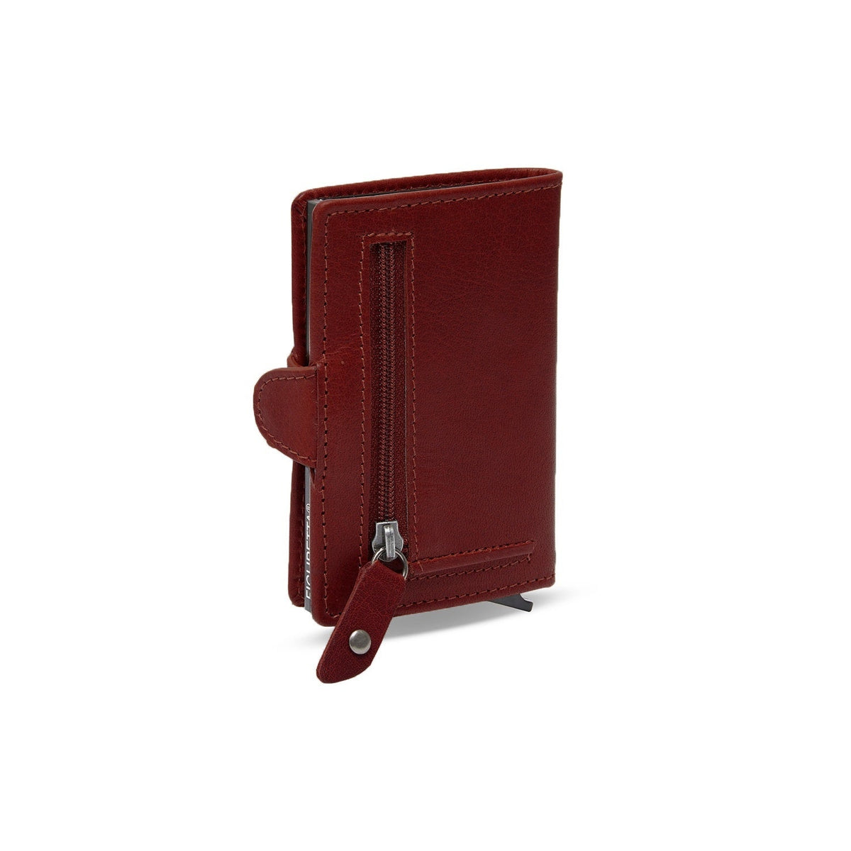 Baldwin Full-Grain Leather Card Holder für Damen – Zusätzliche Produktansicht 2