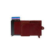 Baldwin Full-Grain Leather Card Holder für Damen – Zusätzliche Produktansicht 3