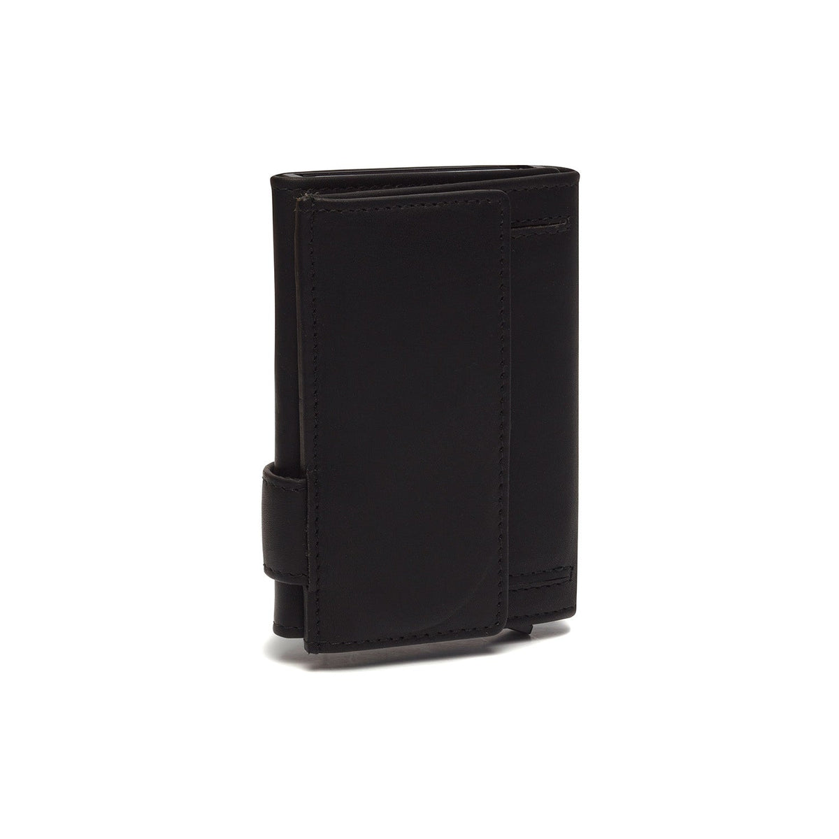 
Classic 100% Full-Grain Leather Card Holder - Rückansicht mit verstärkten Lederträgern & handwerklichen Nähten