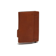 
Cognac Leather Card Holder Frankfurt, detail view 3