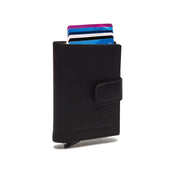 Hannover Full-Grain Leather Card Holder für Damen in Classic 100% Full-Grain Leather - Full Exterior Front Profile View | Online Kaufen