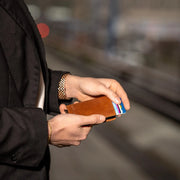 Lagos Full-Grain Leather Card Holder für Damen – Zusätzliche Produktansicht 3