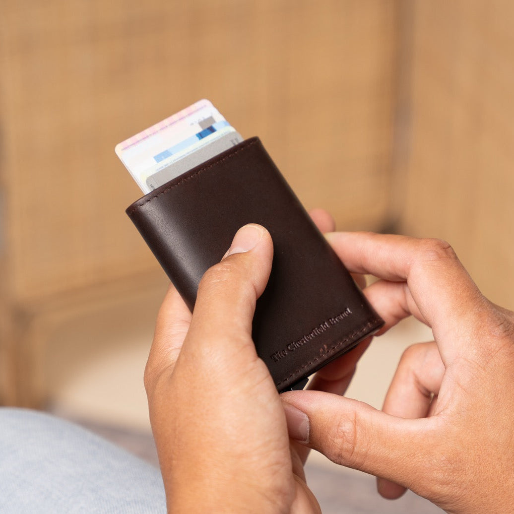 Lancaster Full-Grain Leather Card Holder für Damen – Zusätzliche Produktansicht 2