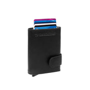 Leicester Full-Grain Leather Card Holder für Damen in Classic 100% Full-Grain Leather - Full Exterior Front Profile View | Online Kaufen