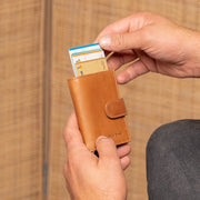 Leipzig Full-Grain Leather Card Holder für Damen – Zusätzliche Produktansicht 2