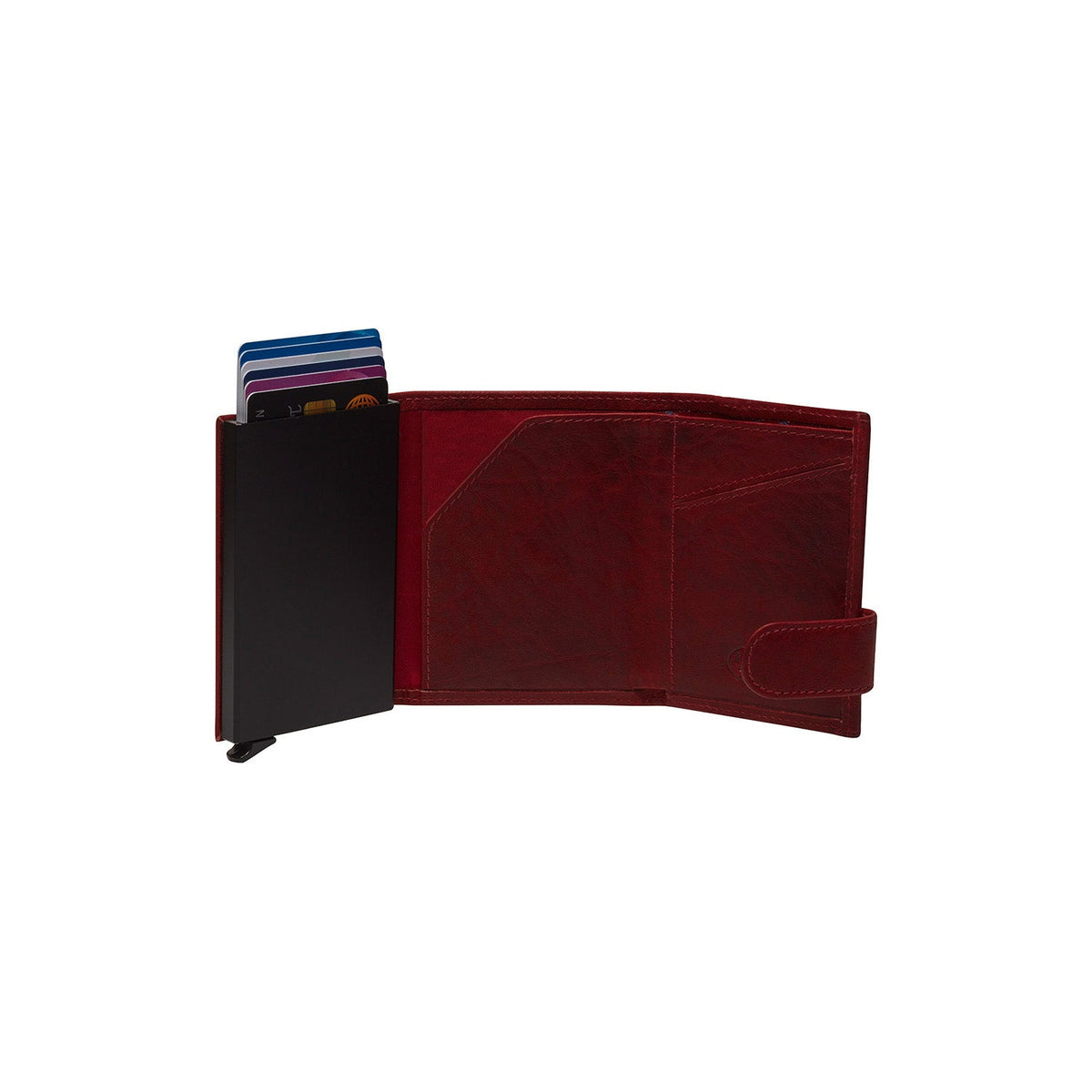 Mannheim Full-Grain Leather Card Holder für Damen – Zusätzliche Produktansicht 3