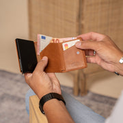 Palma Full-Grain Leather Card Holder für Damen – Zusätzliche Produktansicht 3