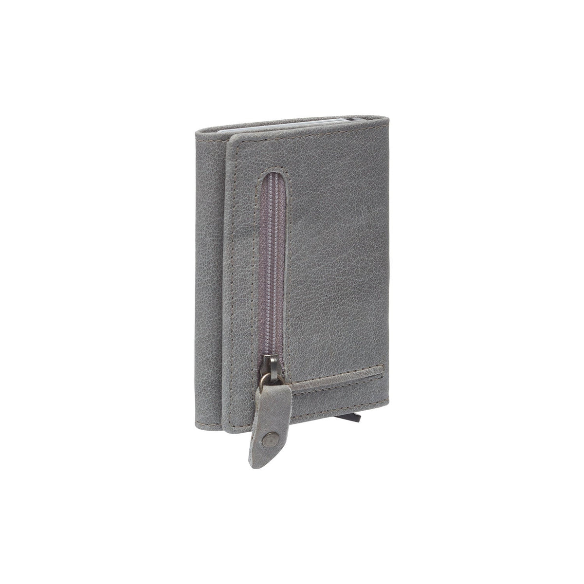 Paris Full-Grain Leather Card Holder für Damen – Zusätzliche Produktansicht 2
