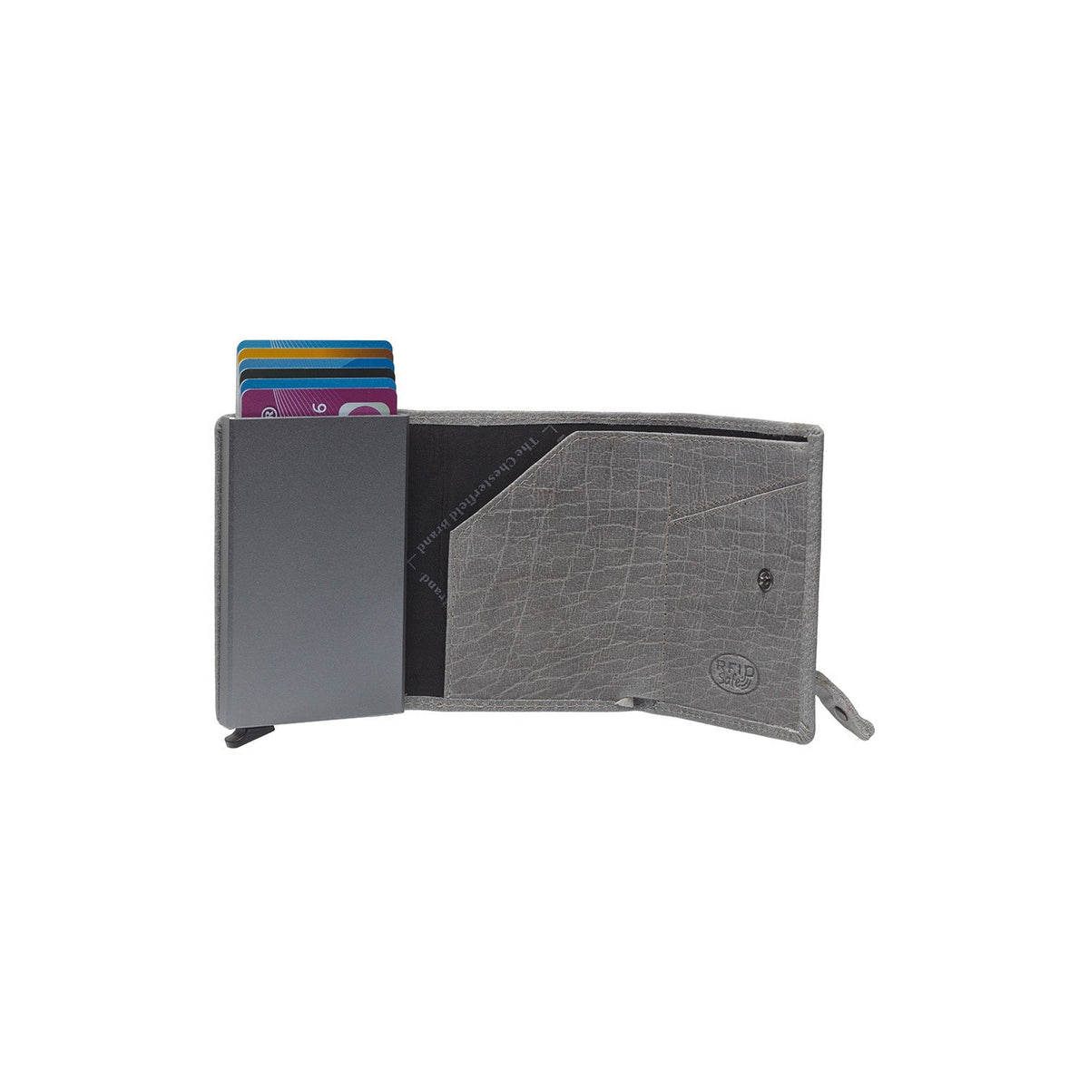 Paris Full-Grain Leather Card Holder für Damen – Zusätzliche Produktansicht 3