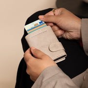 Portland Full-Grain Leather Card Holder für Damen – Zusätzliche Produktansicht 2