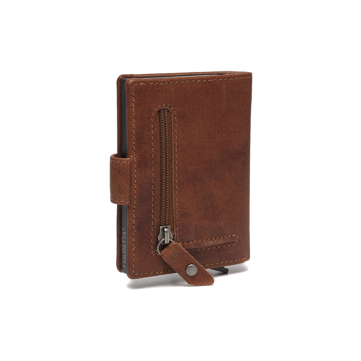 Prague Full-Grain Leather Card Holder für Damen – Zusätzliche Produktansicht 3