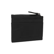 Leather Card Wallet für Damen in Classic 100% Full-Grain Leather - Full Exterior Front Profile View | Online Kaufen