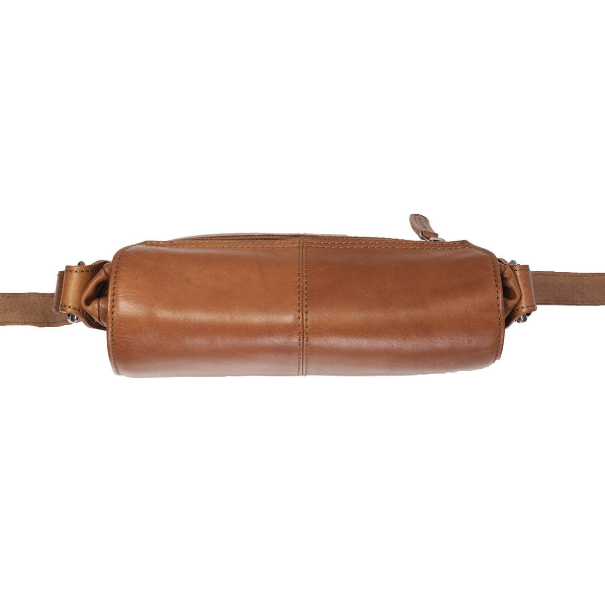 Cognac Leather Crossbody Bag Bodin, detail view 1