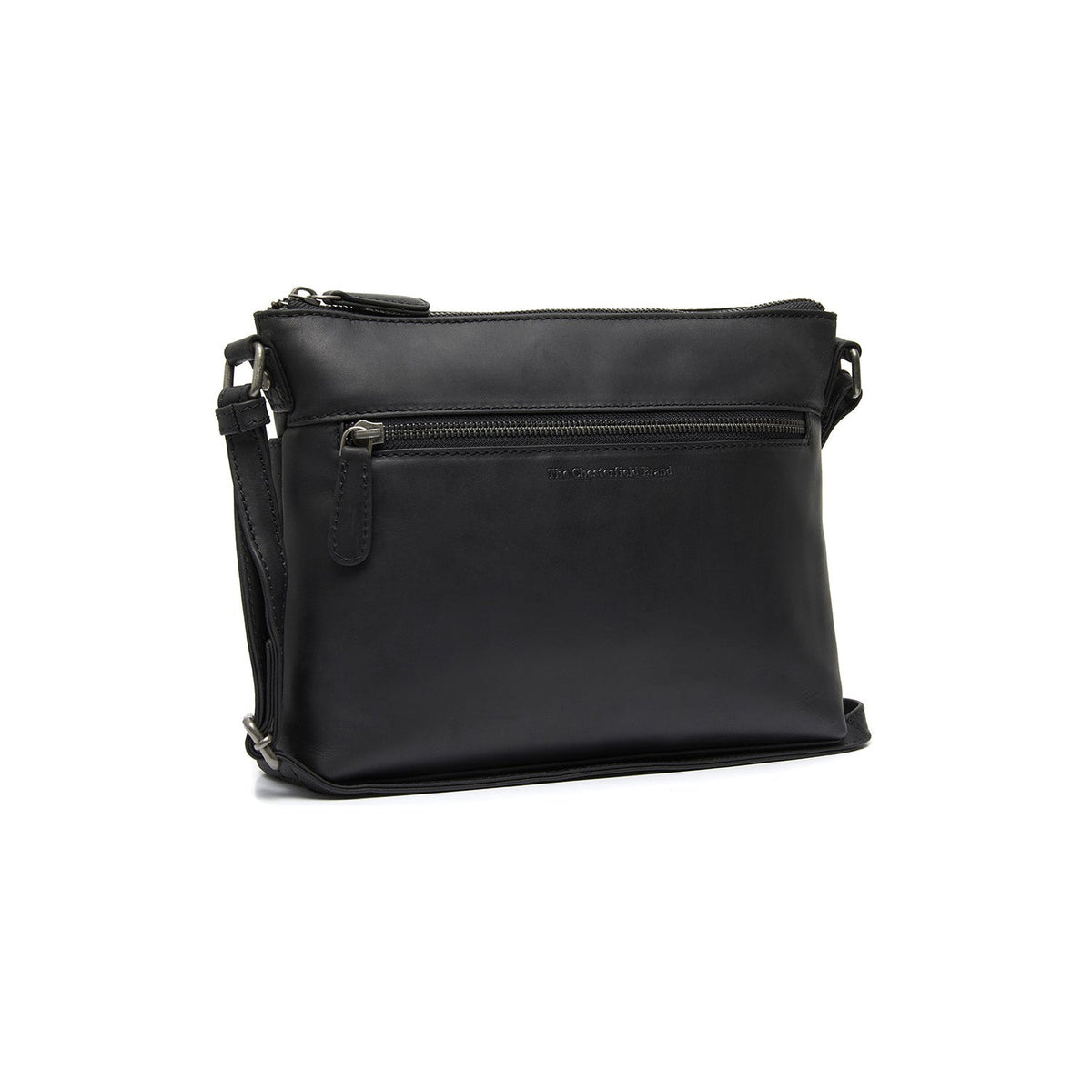 Durban Full-Grain Leather Crossbody Bag für Damen in Classic 100% Full-Grain Leather - Full Exterior Front Profile View | Online Kaufen