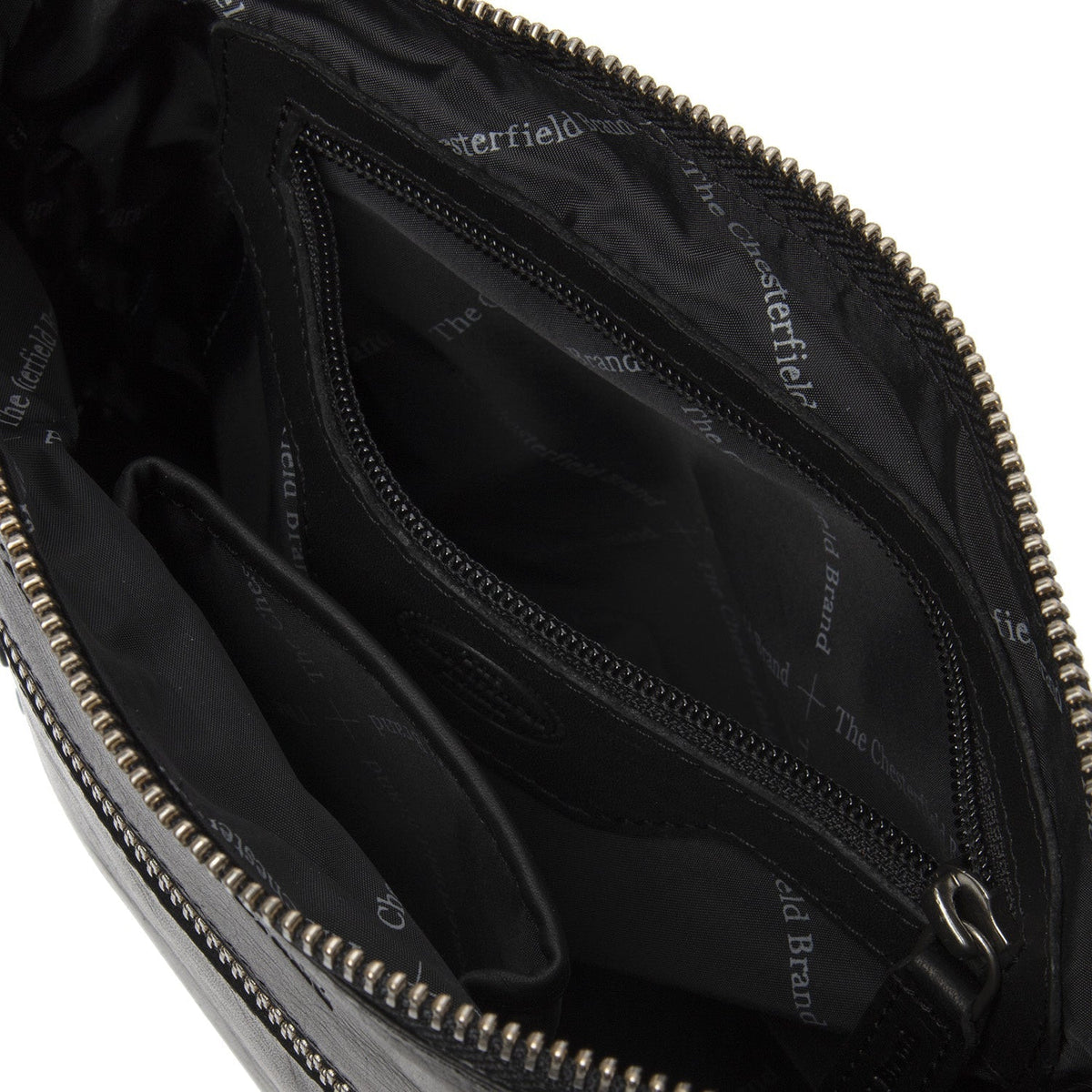 
Classic 100% Full-Grain leather Bag - Rückansicht mit verstärkten Lederträgern & handwerklichen Nähten
