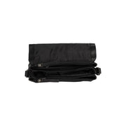 Solid Antique Brass Hardware &amp; Heavy-Duty Dual Zipper Detail on Laverton Full-Grain Leather Crossbody Bag für Damen
