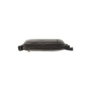 Loraine Full-Grain Leather Crossbody Bag für Damen - Structured Side Profile Showing Gusset Depth &amp; Expansion Capacity