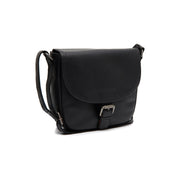 Lucian Vollnarbenleder Crossbody-Tasche in Classic 100% Full-Grain Leather - Full Exterior Front Profile View | Online Kaufen
