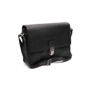 Lunor Vollnarbenleder Crossbody-Tasche in Classic 100% Full-Grain Leather - Full Exterior Front Profile View | Online Kaufen