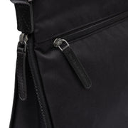 Classic 100% Full-Grain leather Bag - Rear Perspective Showing Reinforced Leather Straps &amp; Stitching