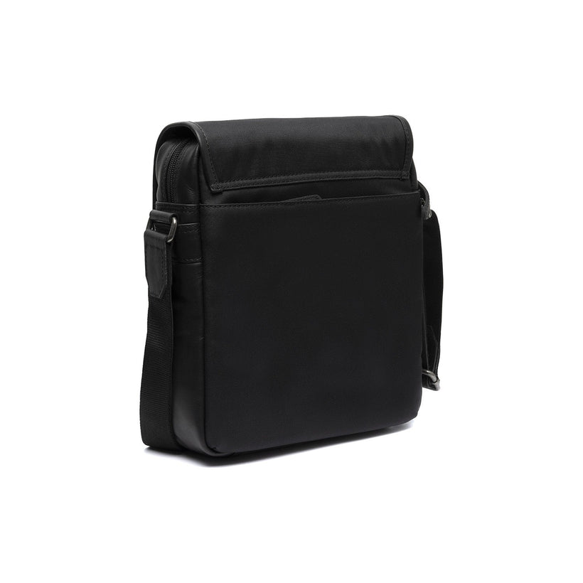 Classic 100% Full-Grain leather Bag - Rear Perspective Showing Reinforced Leather Straps & Stitching