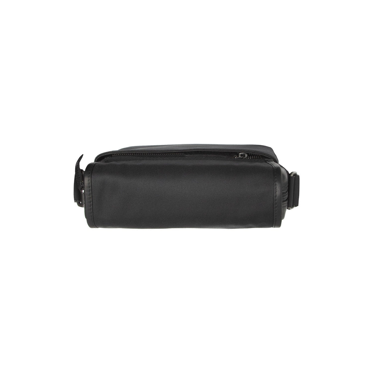 Mikeli Full-Grain Leather Crossbody Bag für Damen - Structured Side Profile Showing Gusset Depth &amp; Expansion Capacity