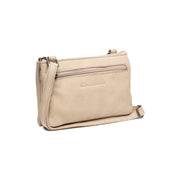 Osaka Full-Grain Leather Crossbody Bag für Damen in Classic 100% Full-Grain Leather - Full Exterior Front Profile View | Online Kaufen