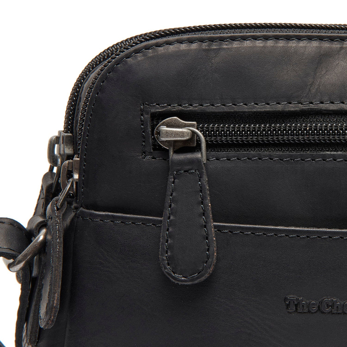 
Classic 100% Full-Grain leather Bag - Rückansicht mit verstärkten Lederträgern & handwerklichen Nähten