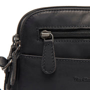 
Classic 100% Full-Grain leather Bag - Rückansicht mit verstärkten Lederträgern & handwerklichen Nähten