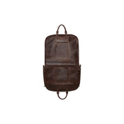 Leather Garment Bag Josh für Damen - Seitenansicht mit ergonomischem Ärmelschnitt