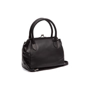 Chili Full-Grain Leather Handbag für Damen in Classic 100% Full-Grain Leather - Vorderansicht &amp; maßgeschneiderte Silhouette | Online Kaufen
